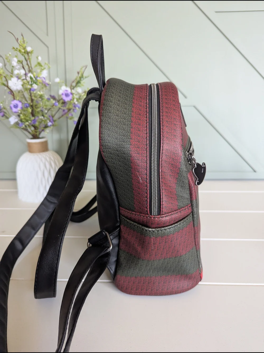 Loungefly A Nightmare On Elm Street Freddy Glove Stripe Mini Backpack